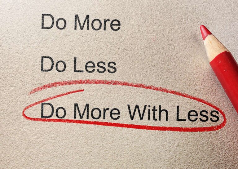 Doing More with Less: The Minimalist Mindset